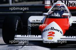 Alain Prost (FRA) McLaren MP4/2B Tag Porsche 1st position l