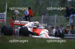 Alain Prost (FRA) McLaren MP4/2B Tag Porsche