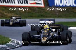 Ayrton Senna da Silva (BRA) Lotus 97T Renault 2nd position