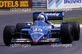 Andrea de Cesaris (ITA) Ligier JS25 Renault
