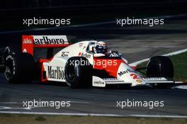 Alain Prost (FRA) McLaren MP4/2B Tag Porsche 1st position