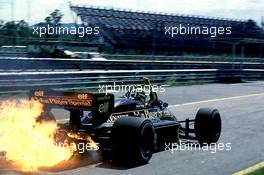 Fia Formula One World Championship 1986 -GP F1 Brasile Rio De Janeiro Crasj Ayrton Senna Lotus Renault 98T