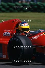 Michele Alboreto (ITA) Ferrari f186