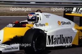 Keke Rosberg (FIN) McLaren MP4/2C Tag Porsche Marlboro Light colour