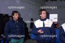Riccardo Patrese (ITA) Brabham and Gianni Turchetti (ITA) Pirelli