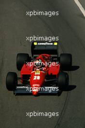 Stefan Johansson (SWE) Ferrari F186