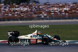 Gerhard Berger (AUT) Benetton B186 Bmw 1st position