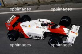 Alain Prost (FRA) McLaren MP4/2C Tag Porsche 3rd position