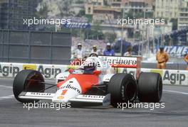 Formula One World Championship 1986 GP F1 Montecarlo Alain Prost (F) McLaren MP4-2C Team Marlboro McLaren International