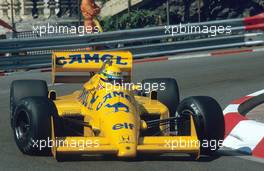 Fia Formula One World Championship 1987 GP F1 Montecarlo (mc) Ayrton Senna (bra) Lotus 99T Honda 1st positon