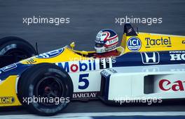 Formula One Championship 1987 - Nigel Mansell (gbr) Williams FW11b Judd - Canon Williams Team