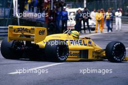 Ayrton Senna da Silva (BRA) Lotus 99T Honda