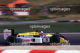 Formula One Championship 1987 - - Nigel Mansell (gbr) Williams FW11b Judd - Canon Williams Team