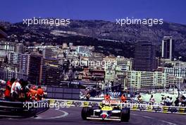 Formula One Championship 1987 - GP F1 Montecarlo - Nigel Mansell (gbr) Williams FW11b Judd - Canon Williams Team