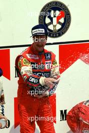 Formula One Championship 1987 - GP F1 Imola - Nigel Mansell (gbr) Williams FW11b Judd - Canon Williams Team 1st positon