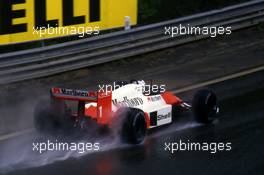 Alain Prost (FRA) Mc Laren MP4/3 Tag Porsche 1st position l