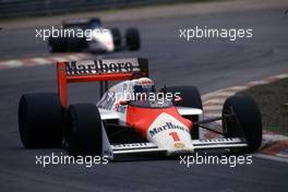 Alain Prost (FRA) Mc Laren MP4/3 Tag Porsche 1st position l
