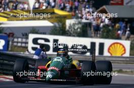 Thierry Boutsen (BEL) Benetton B188 Ford Cosworth 3rd position and later disqualified