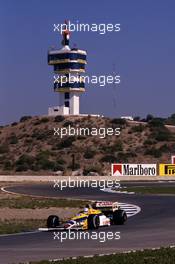 Nigel Mansell (GBR) Williams FW12 Judd 2nd position