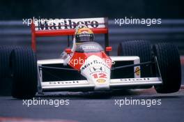 Ayrton Senna da Silva (BRA) McLaren MP4/4 Honda 1st position