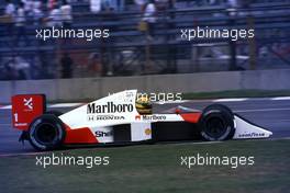 Ayrton Senna da Silva (BRA) McLaren MP4/5 Honda 1st position