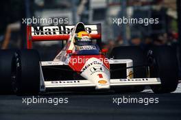 Ayrton Senna da Silva (BRA) McLaren MP4/5 Honda 1st position