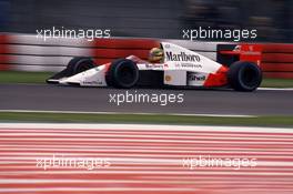 Ayrton Senna da Silva (BRA) McLaren MP4/5 Honda 1st position