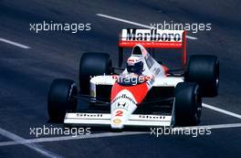 Formula One World Championship 1989 - GP F1 Usa Alain Prost (F) McLaren MP4-5 Team Marlboro McLaren International