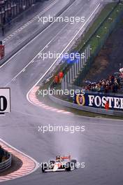 Ayrton Senna da Silva (BRA) McLaren MP4/5 Honda 1st position at Eau Rouge corner