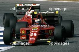 Gerhard Berger (AUT) Ferrari 640 2nd position