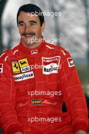 Nigel Mansell (GBR) Ferrari