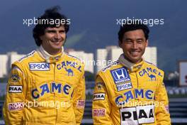 Nelson Piquet (BRA) and Satoru Nakajima (JPN) Lotus