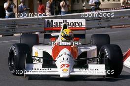 Ayrton Senna da Silva (BRA) McLaren MP4/5B Honda 1st position