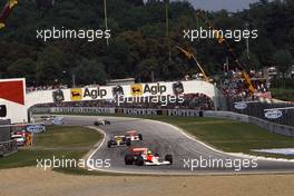 Ayrton Senna da Silva (BRA) McLaren MP4/5B Honda  at Tosa corner