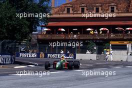 Nelson Piquet (BRA) Benetton B190 Ford Cosworth 1st position