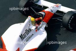 Ayrton Senna da Silva (BRA) McLaren MP4/5B Honda 1st position