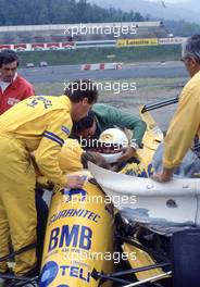 Giuseppe Bugatti (ITA) Reynard 903 Alfa Romeo Prema Racing after crash