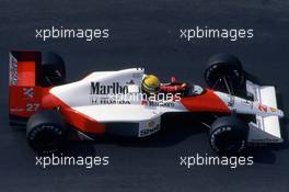 Ayrton Senna da Silva (BRA) McLaren MP4/5B Honda 1st position