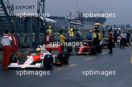 Ayrton Senna da Silva (BRA) McLaren MP4/5B 1st position