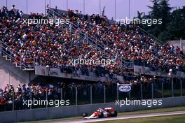 Ayrton Senna da Silva (BRA) McLaren MP4/5B Honda at Variante Rivazza