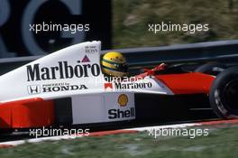 Ayrton Senna da Silva (BRA) McLaren MP4/5B Honda 1st position