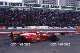 Jyrki Jarvilehto J J Lehto (FIN) Dallara 190 Ford Cosworth Scuderia Italia