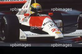 Ayrton Senna da Silva (BRA) McLaren MP4/5B Honda 1st position