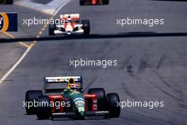 Nelson Piquet (BRA) Benetton B190 Ford Cosworth 1st position