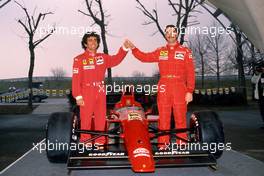 Nigel Mansell (GBR) Alain Prost (FRA) Ferrari 641