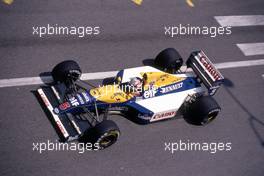 Nigel Mansell (GBR) Williams FW14 Renault 2nd position