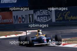 Nigel Mansell (GBR) Williams FW14 Renault 1st position