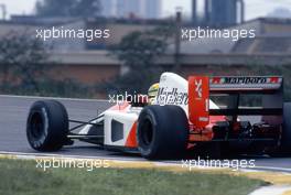 Ayrton Senna da Silva (BRA) McLaren MP4/6 Honda 1st position