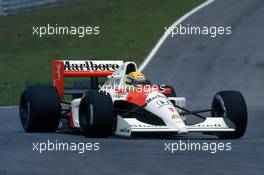 Ayrton Senna da Silva (BRA) McLaren MP4/6 Honda 1st position