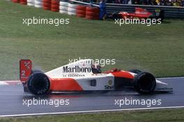 Gerhard Berger (AUT) McLaren MP4/6 Honda 2nd position